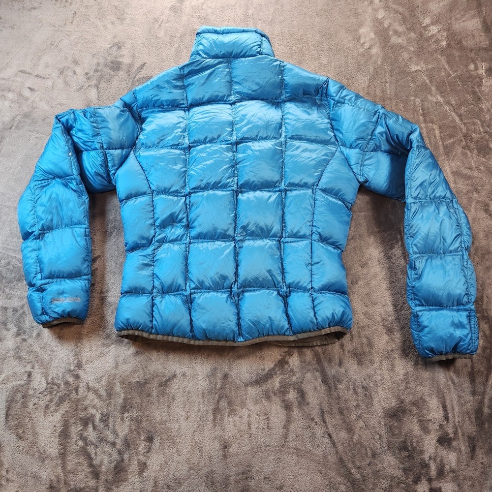 Eddie Bauer Jacket Womens Medium Blue Downlight EB800.Puffer Down First Ascent - Picture 2 of 9